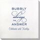Bubbly is the Answer Bamboo Luxe Napkins Image 2 of 5
